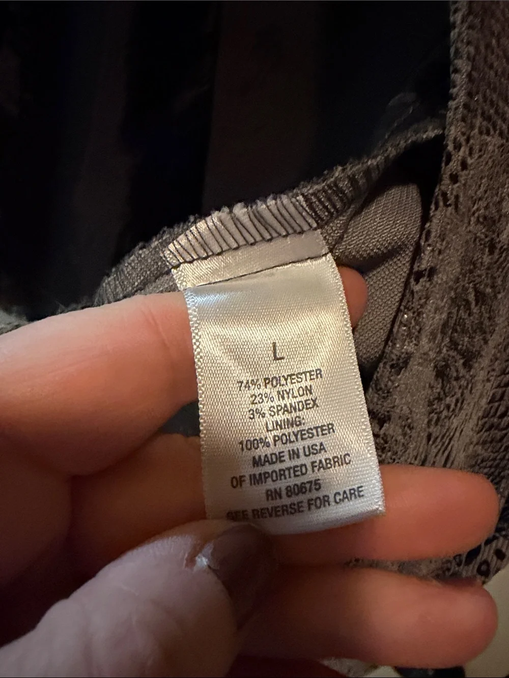 Dress Barn Snake Print Jacket